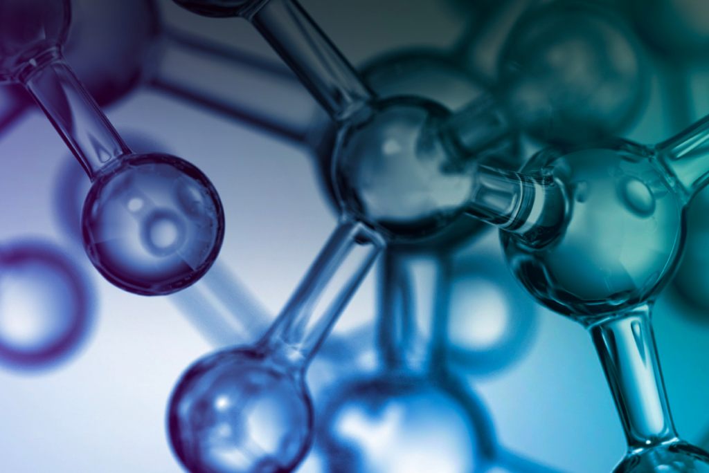 Rendering of a molecular structure